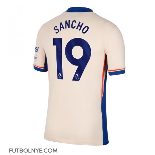 Camiseta Chelsea Jadon Sancho #19 Visitante Equipación 2024-25 manga corta